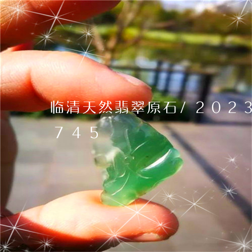 临清天然翡翠原石/2023042726745