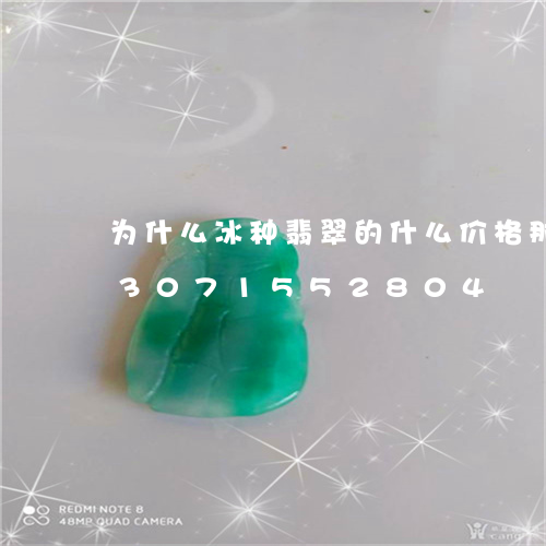 为什么冰种翡翠的什么价格那么贵/2023071552804