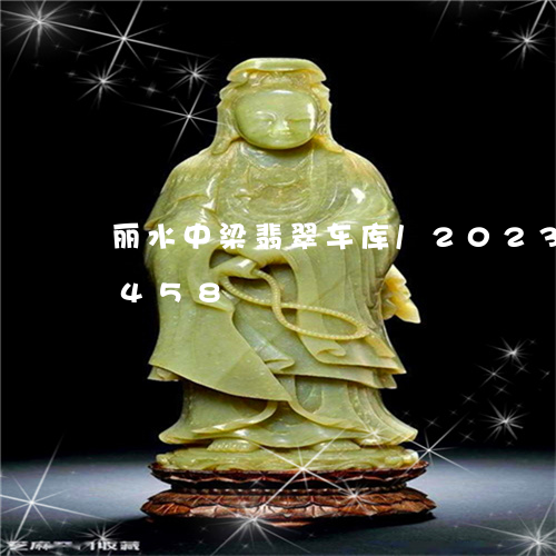 丽水中梁翡翠车库/2023042762458