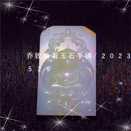 乔致庸看玉石手镯/2023042773529