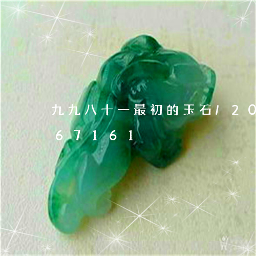 九九八十一最初的玉石/2023072267161