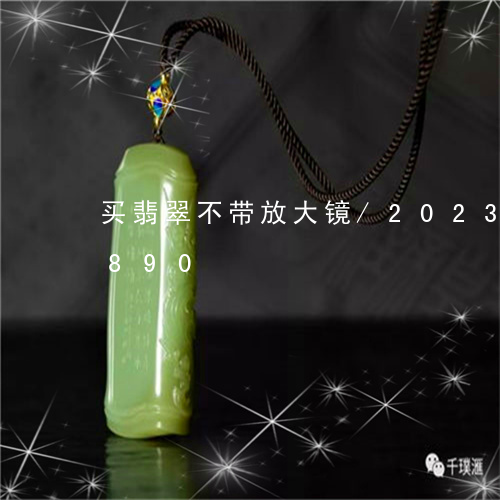 买翡翠不带放大镜/2023042769890