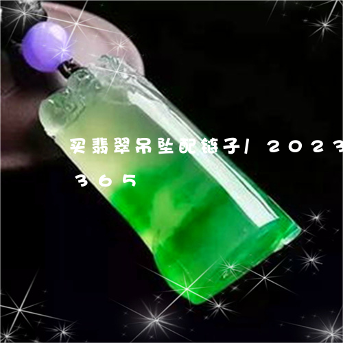 买翡翠吊坠配链子/2023042797365