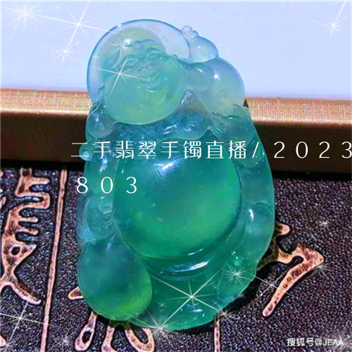 二手翡翠手镯直播/2023042798803