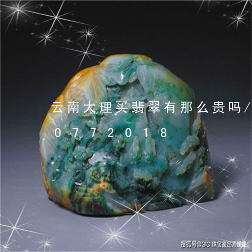 云南大理买翡翠有那么贵吗/2023110772018