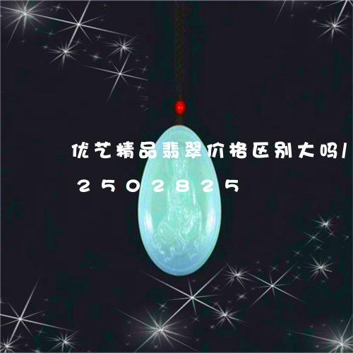 优艺精品翡翠价格区别大吗/2023112502825