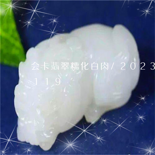 会卡翡翠糯化白肉/2023042580119