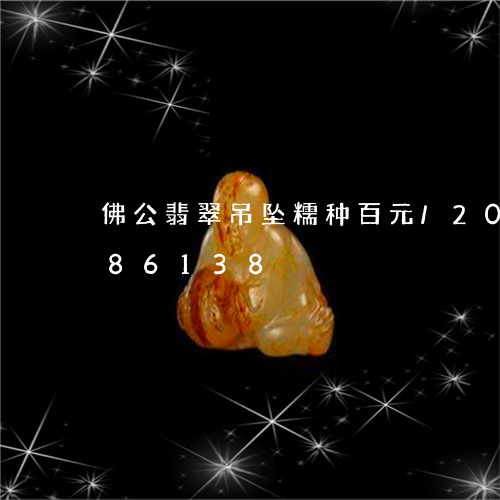 佛公翡翠吊坠糯种百元/2023112486138