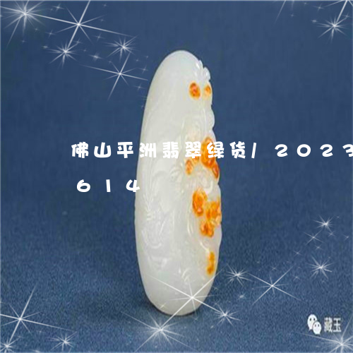 佛山平洲翡翠绿货/2023102490614