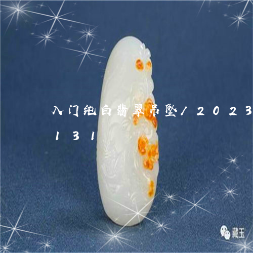 入门纯白翡翠吊坠/2023042511131