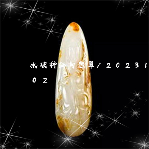 冰玻种缅甸翡翠/2023101762402