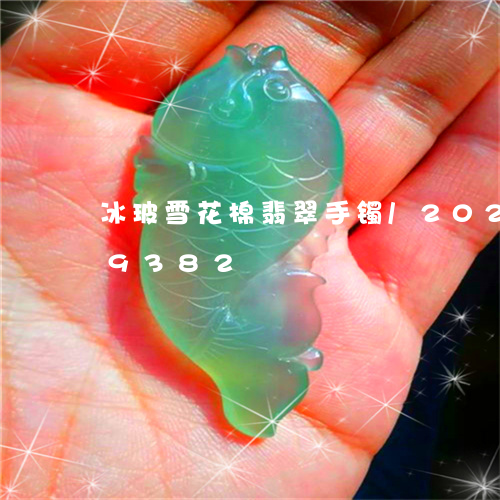 冰玻雪花棉翡翠手镯/2023112319382