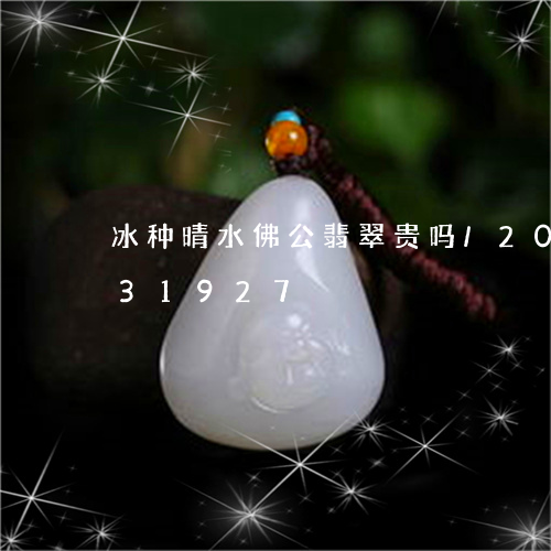 冰种晴水佛公翡翠贵吗/2023090831927