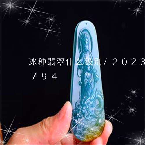 冰种翡翠什么级别/2023042604794