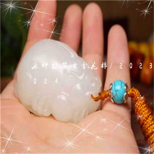 冰种翡翠有雪花棉/2023042687024