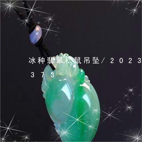 冰种翡翠松鼠吊坠/2023042684373