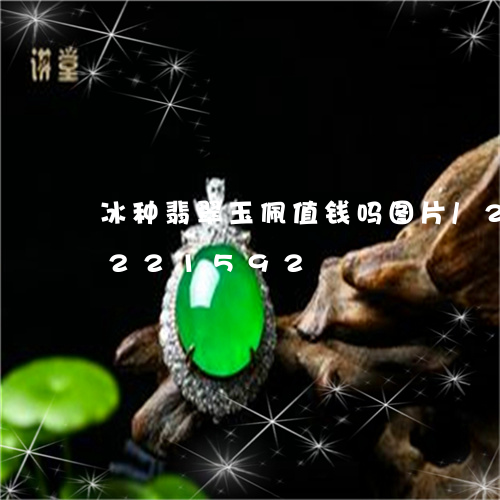 冰种翡翠玉佩值钱吗图片/2023110221592