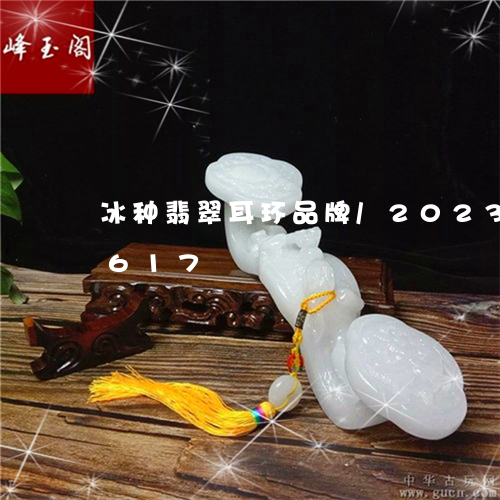 冰种翡翠耳环品牌/2023042586617