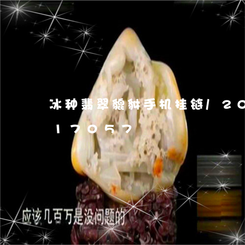 冰种翡翠貔貅手机挂链/2023090817057