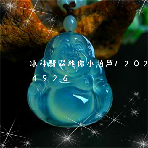 冰种翡翠迷你小葫芦/2023102564926