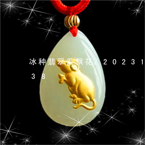 冰种翡翠黄飘花/2023121594838