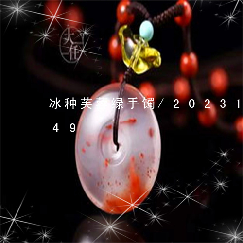 冰种芙蓉绿手镯/2023101616149