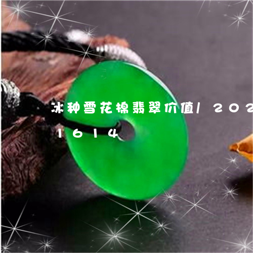 冰种雪花棉翡翠价值/2023103171614