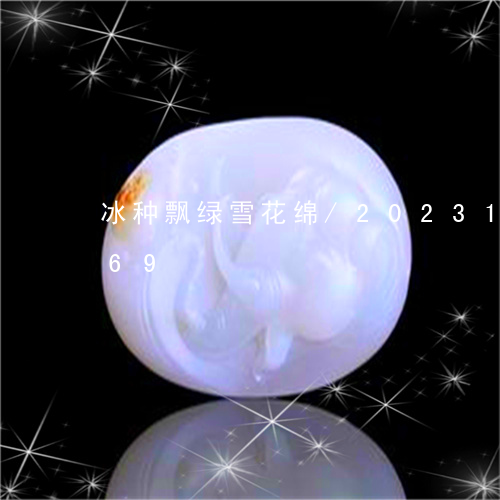 冰种飘绿雪花绵/2023121526269