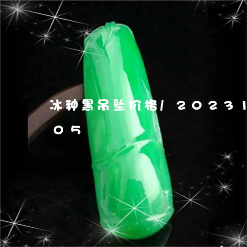 冰种黑吊坠价格/2023121569305