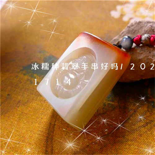 冰糯种翡翠手串好吗/2023103161714