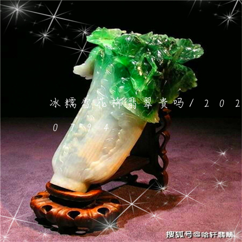 冰糯雪花棉翡翠贵吗/2023103170794