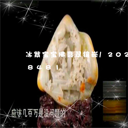 冰紫宝宝佛翡翠镶嵌/2023103128481