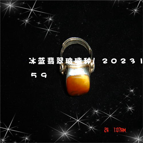 冰蓝翡翠玻璃种/2023101747359