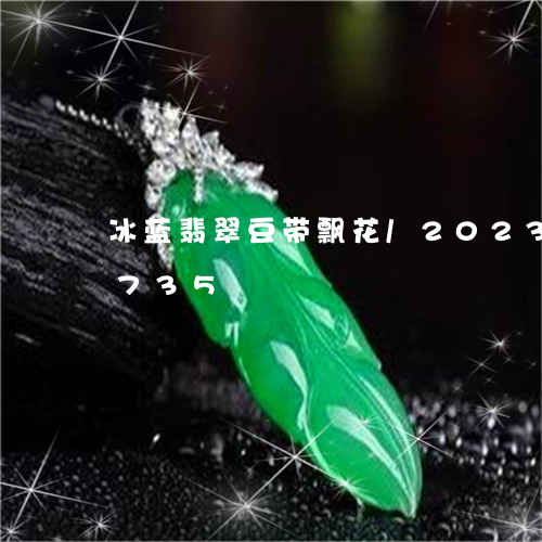 冰蓝翡翠豆带飘花/2023042572735