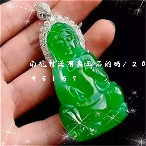 南坑村还有卖玉石的吗/2023090746159