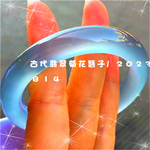 古代翡翠菊花簪子/2023073102814