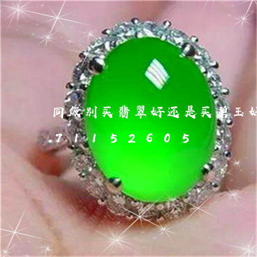 同级别买翡翠好还是买碧玉好/2023071152605