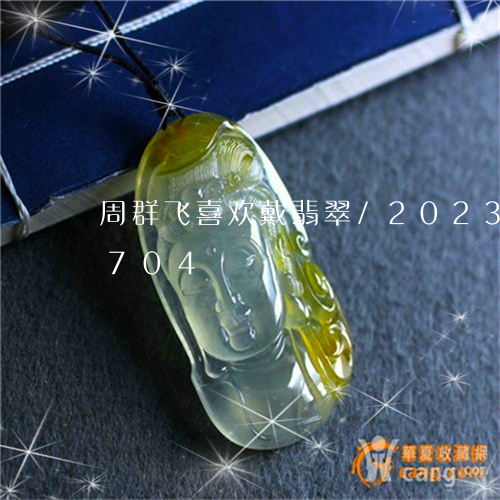 周群飞喜欢戴翡翠/2023102471704