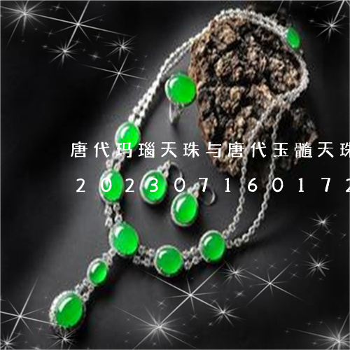 唐代玛瑙天珠与唐代玉髓天珠哪种价值高/2023071601725