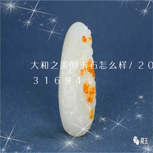 大和之美的玉石怎么样/2023090531694