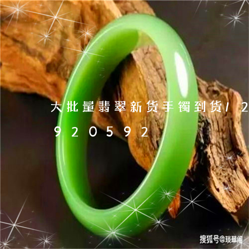 大批量翡翠新货手镯到货/2023092920592