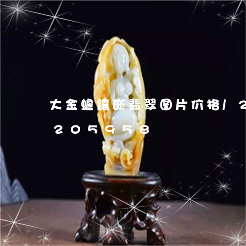 大金蟾镶嵌翡翠图片价格/2023110205958