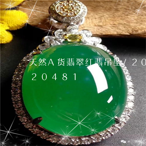 天然A货翡翠红翡吊坠/2023092920481