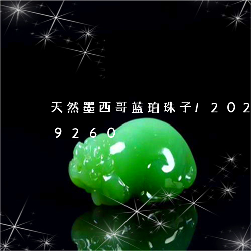 天然墨西哥蓝珀珠子/2023102609260