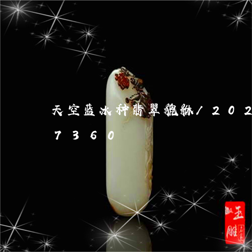 天空蓝冰种翡翠貔貅/2023102547360