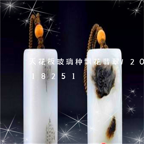 天花板玻璃种飘花翡翠/2023120818251