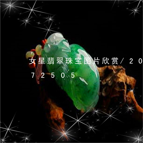 女星翡翠珠宝图片欣赏/2023112372505