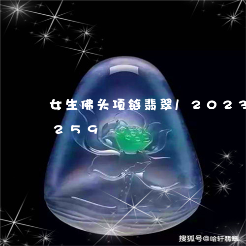 女生佛头项链翡翠/2023102403259