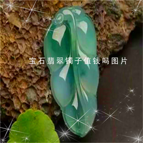 宝石翡翠镯子值钱吗图片