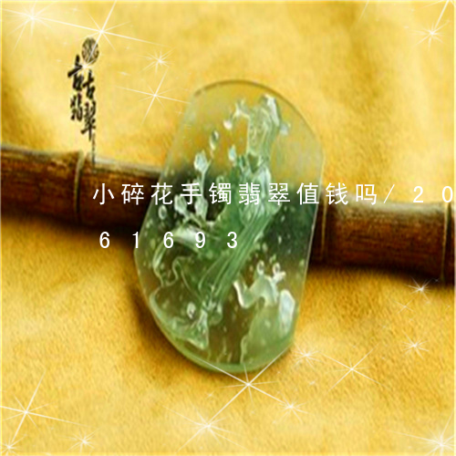 小碎花手镯翡翠值钱吗/2023120761693